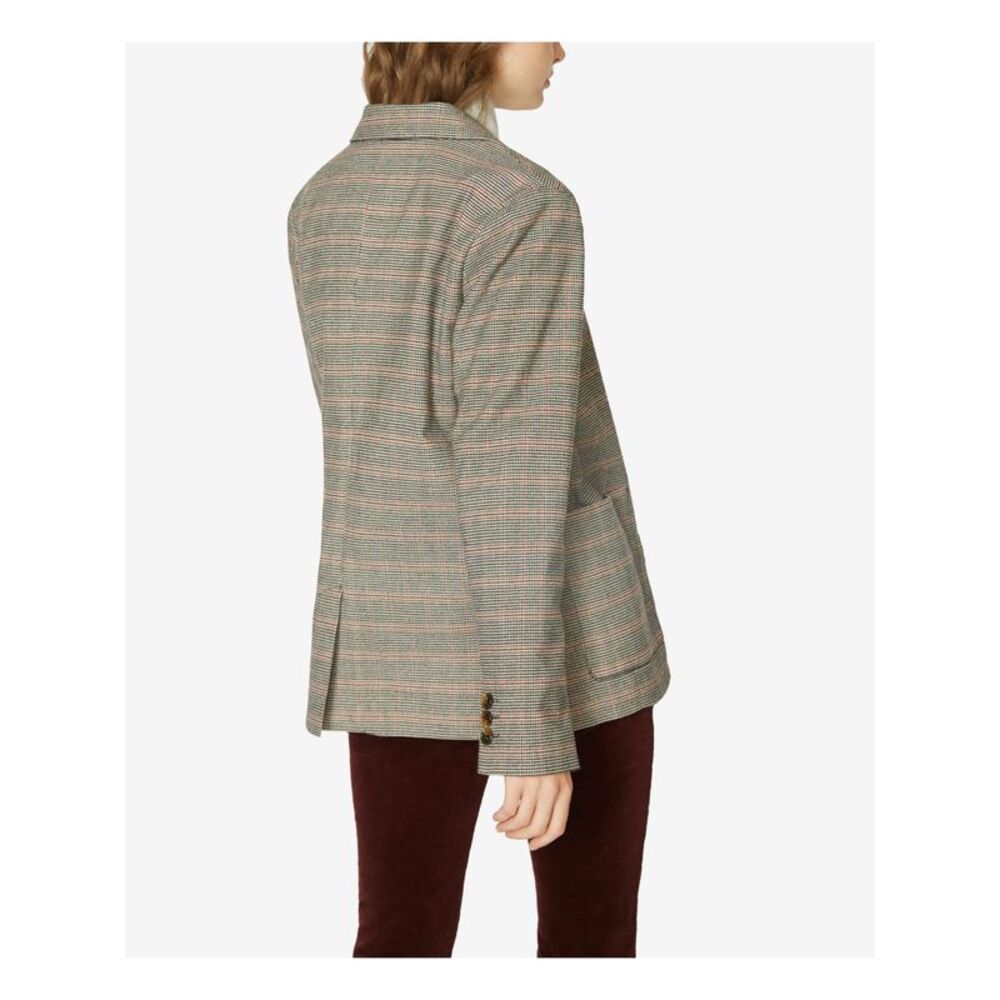 SANCTUARY Womens Stretch Notched Collar Button-front Wear To Work Blazer Jacket - Picture 2 of 4